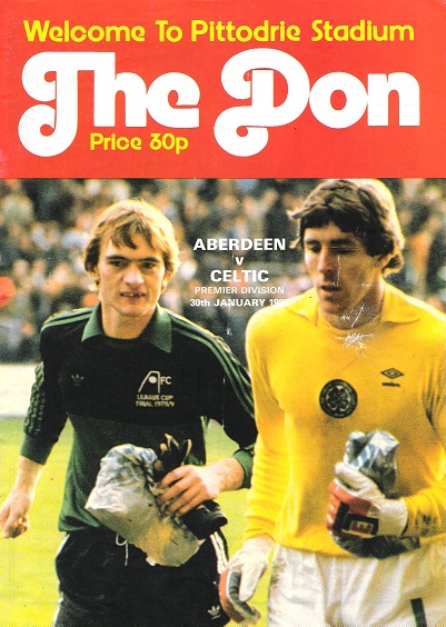 Image for The Don. Matchday Magazine. Aberdeen v. Celtic. Premier Division 30th January 1986.