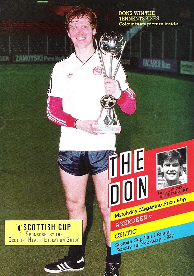 Image for The Don. Matchday Companion Sunday 1st February 1987, Aberdeen v. Celtic.