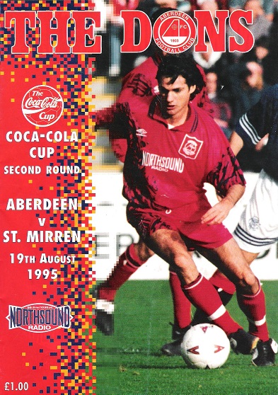 Image for The Dons, The Dons. Official matchday magazine. Coca-Cola Cup Second Round. Aberdeen v. St Mirren 19th August 1995.