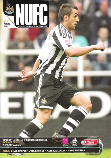 Image for NUFC Matchday Programmes. Newcastle United F.C. v. Doncaster Rovers, Saturday 24th October 2009.