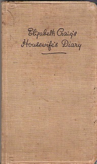 Image for Elizabeth Craig's Housewife Diary 1938
