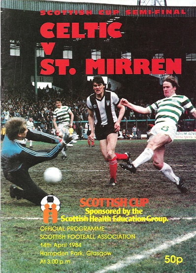 Image for Celtic v. St. Mirren. Scottish Cup Semi-Final 14 April 1984.