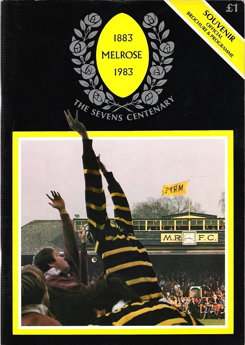 Image for The Sevens Centenary 9th April, 1983 Souvenir Programme.