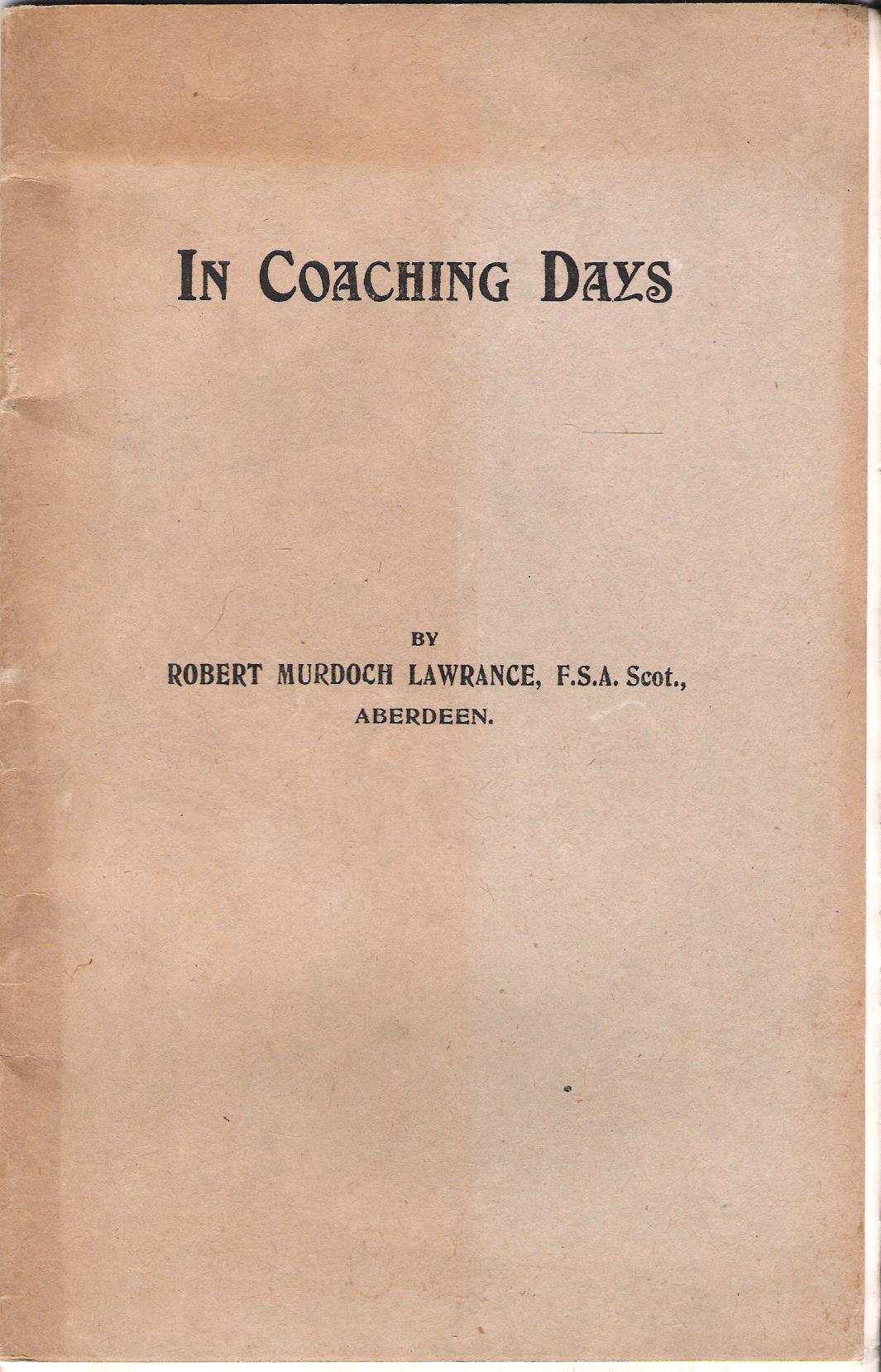 Image for In Coaching Days.
