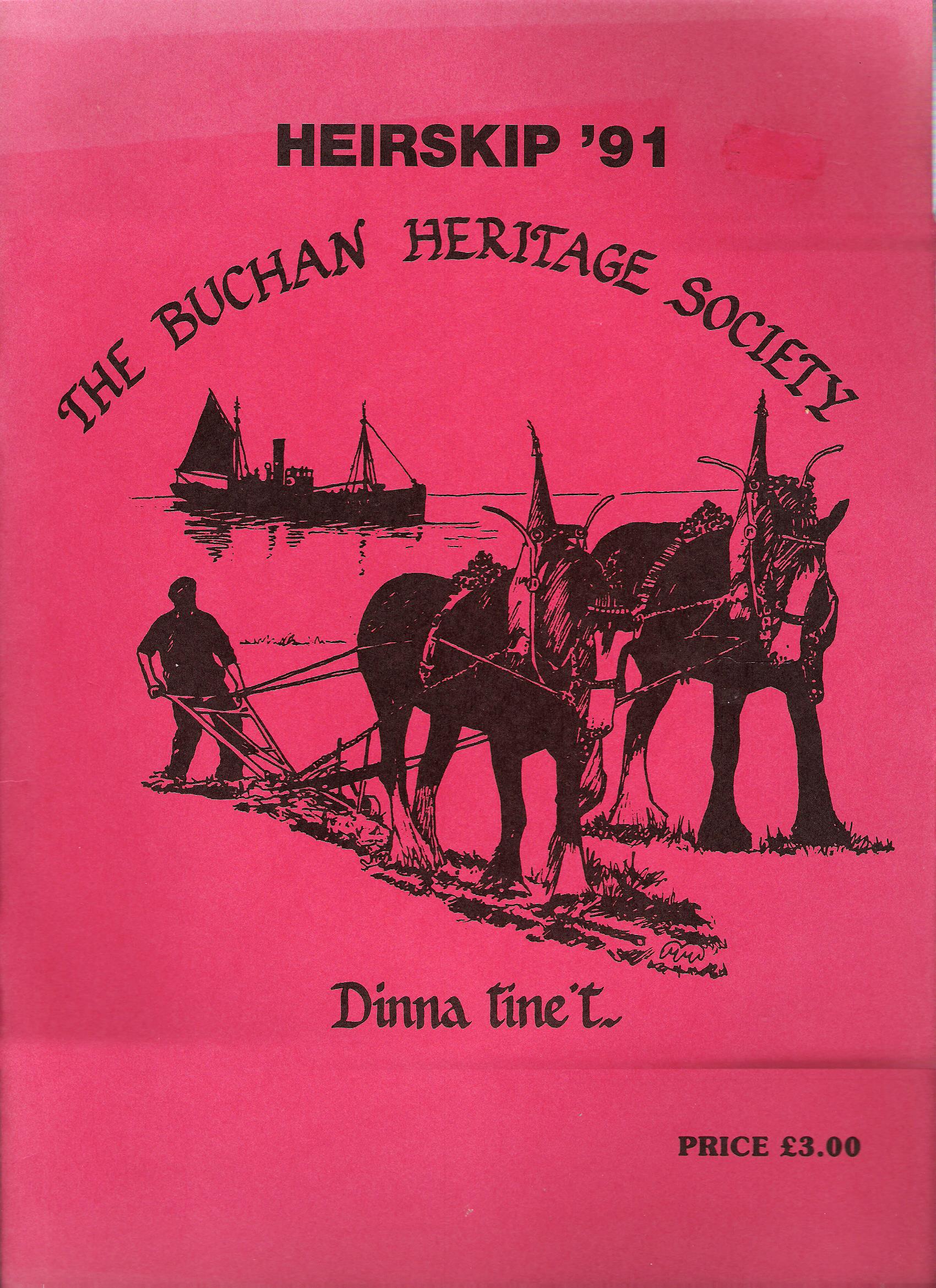 Image for Heirskip '91: The Buchan Heritage Society.