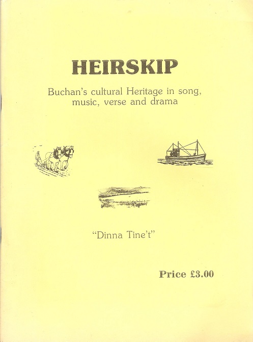 Image for Heirskip: Buchan's Cultural Heritage in Song, Music, Verse and Drama.